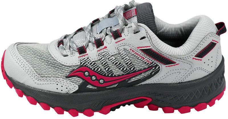 Saucony Versafoam Excursion TR13 Womens, Grey/Magenta, 7.5 - Image 4